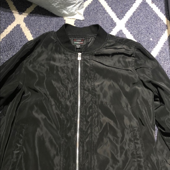 Fashion Man black bomber jacket - Picture 1 of 1